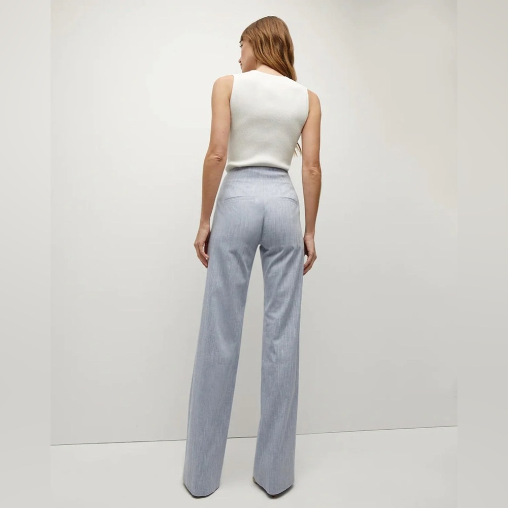 Veronica Beard Oasis Blue Jude Pants - Picture 2 of 4